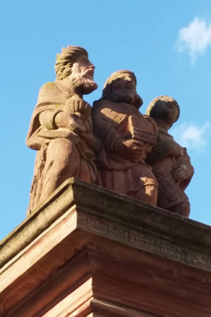 Dreikönigsbrunnen Dreikönigskirche Frankfurt