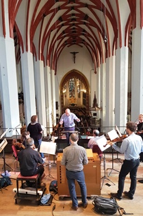 Probe zur Motette in der Thomaskirche Leipzig am 12.10.2019