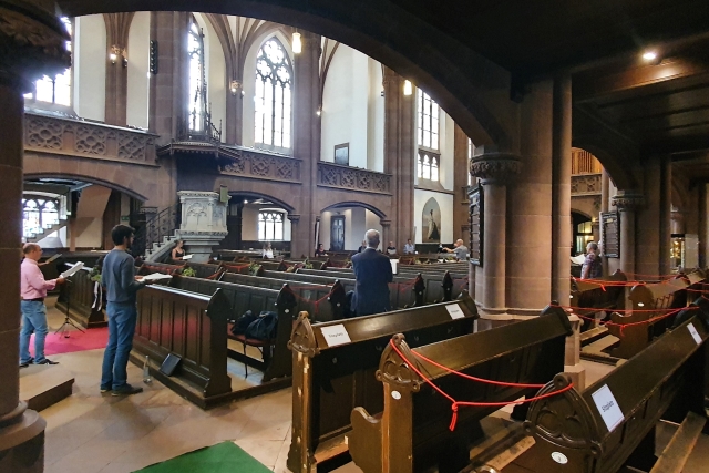 Chorprobe unter COVID 19 - Bedingungen