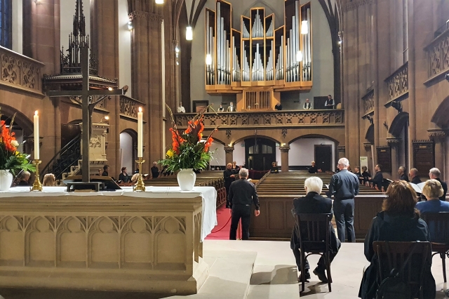 Chorkonzert unter COVID 19 - Bedingungen