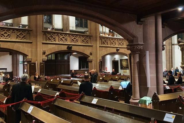 Chorkonzert unter COVID 19 - Bedingungen