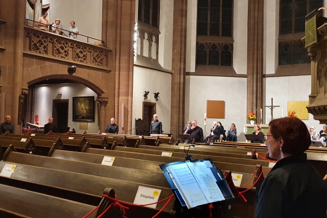 Chorkonzert unter COVID 19 - Bedingungen