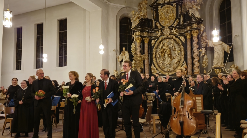 Aufführung der "Messe in h-moll" von Johann Sebastian Bach in der Abtei Kloster Engelthal