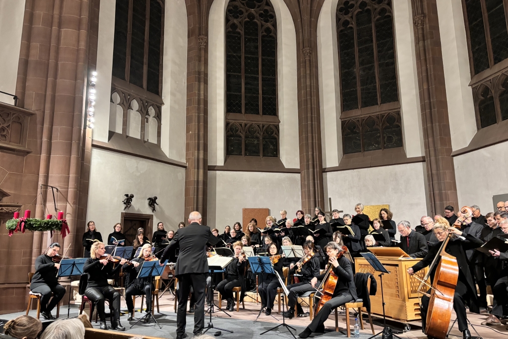 Aufführung der "Messe in h-moll" von Johann Sebastian Bach in der Dreikönigskirche Frankfurt am Main
